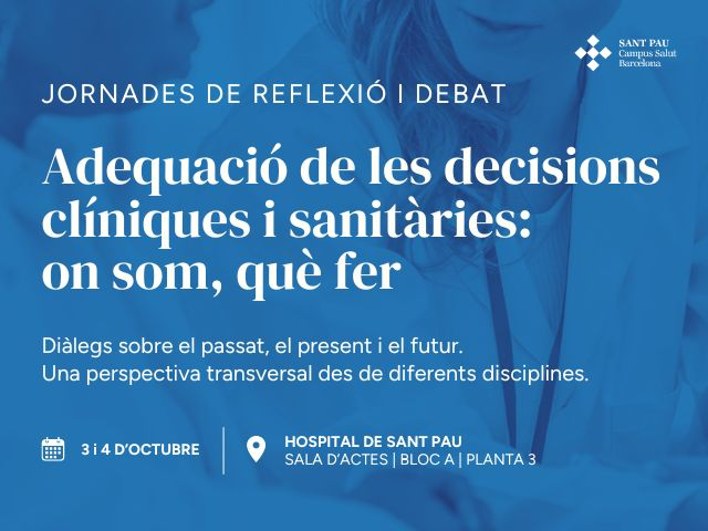 Jornades d’adequació de les decisions clíniques