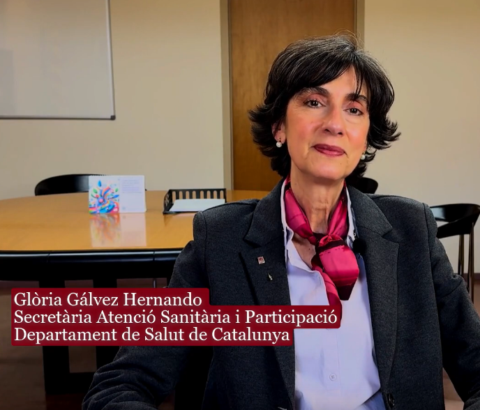 Entrevistem als nostres socis i sòcies: Avui Gloria Gálvez , Secretària d’Atenció Sanitària i Participació del Departament de Salut de la Generalitat de Catalunya